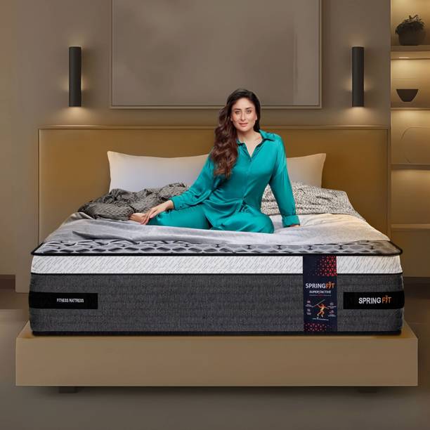 SPRINGFIT Super Active Hybrid with 9 inch King Hybrid Memory Foam and Pocket Spring Mattress