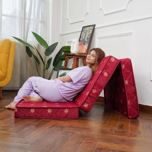 SLEEPSPA Soft Bounce 3-Fold Premium Orthopedic Direct From Factory 4 inch Single PU Foam Mattress