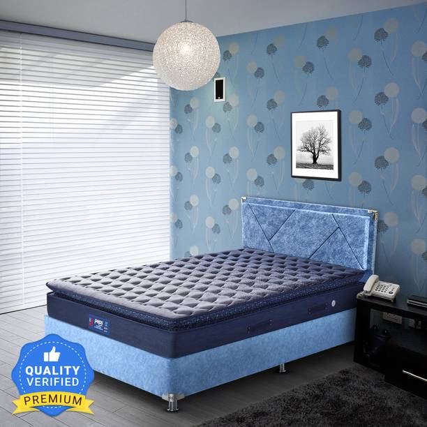 PEPS Zenimo Pillow Top 8 inch Double Pocket Spring Mattress