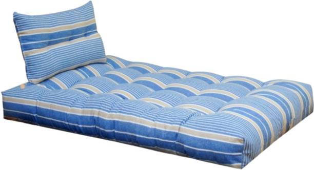 Next Go BABY Mattress Soft Microfiber and Pillow White Crib 4 inch Single Fiber Mattress