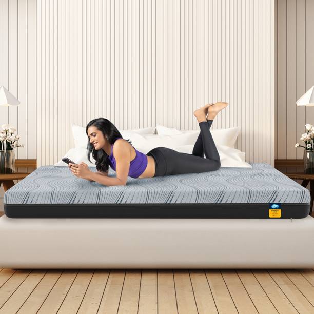 Centuary Mattresses Sleepables 100% Natural Latex, Breathable Medium Soft Orthopedic 8 inch Queen High Resilience (HR) Foam Mattress