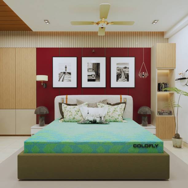 COLOFLY ComfortPlus HR-5 Series| HR Mattress | 1 Year Warranty 1 inch Single High Resilience (HR) Foam Mattress
