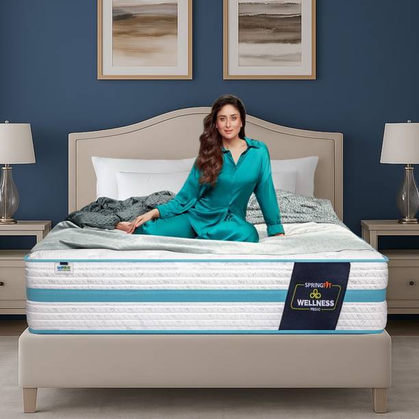 SPRINGFIT Wellness Medic Gelled Polly Quilt 8 Inch inch King Pocket Spring Mattress