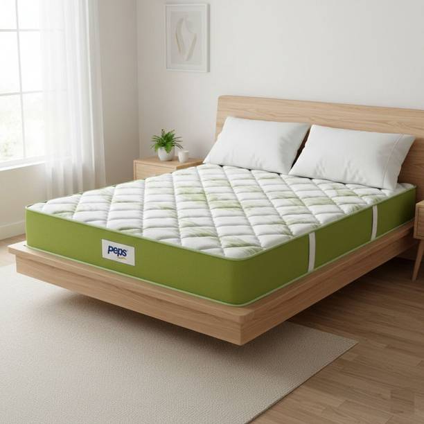 PEPS Springkoil Ortho Luxe Anti-Microbial Multi-Layered Comfort 6 inch Double Hybrid Latex Foam and Pocket Spring Mattress