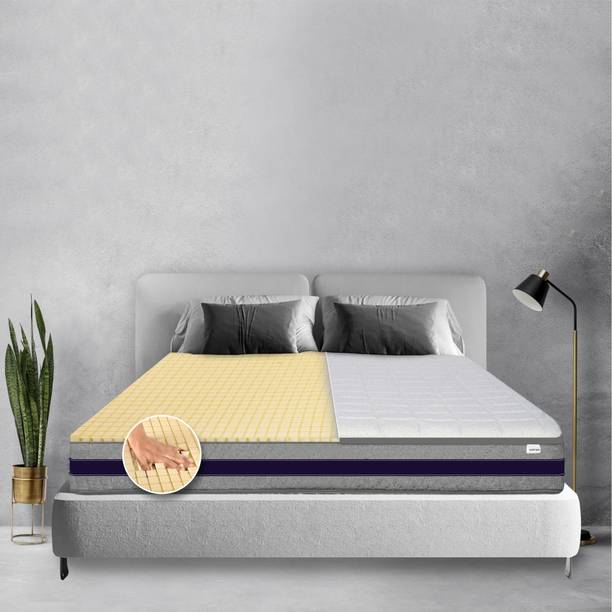 SLEEPSPA RelaxGRID with COOLING Tech I Medium Firm Feel for Back Pain Relief 8 inch Single High Resilience (HR) Foam Mattress