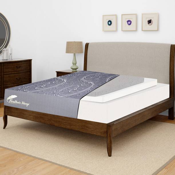 Feather Sleep High Density Softy foam + High Resilience foam (72x60x6"inch")Queen Bed 6 inch Queen High Resilience (HR) Foam Mattress