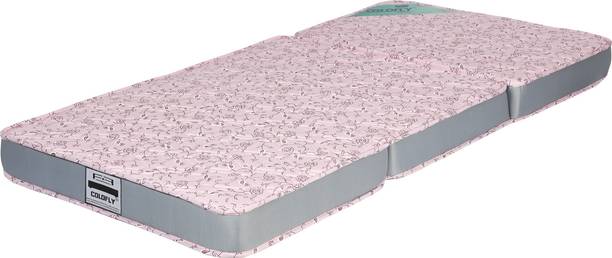 COLOFLY Soft Bounce Folding/Travel Mattress 4 inch Double High Resilience (HR) Foam Mattress