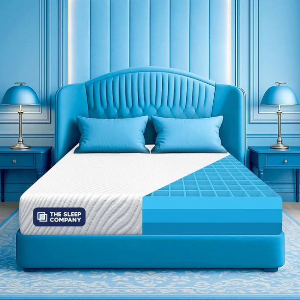 The Sleep Company SmartGRID Orthopedic - AIHA Certified Medium Firm Feel for Back Pain Relief| 5 inch Single High Density (HD) Foam Mattress