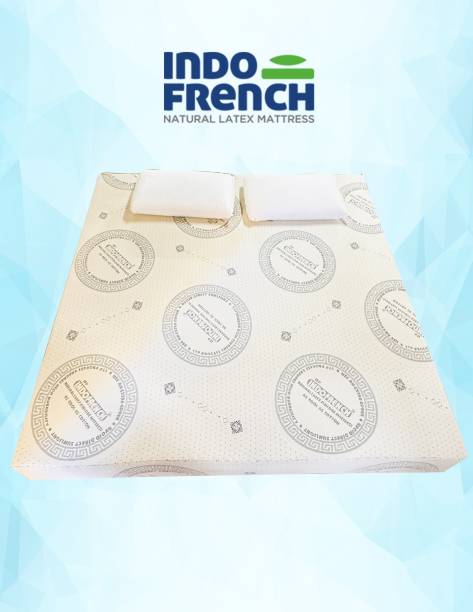 Indofrench Serenity Royale Pincore Mattress 3 inch Queen Natural Latex Mattress