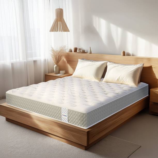 Florance Hybrid Latex Mattress, 7-Zone Pressure Relief, Medium Firm, 5-Layer 6 inch Double High Resilience (HR) Foam Mattress