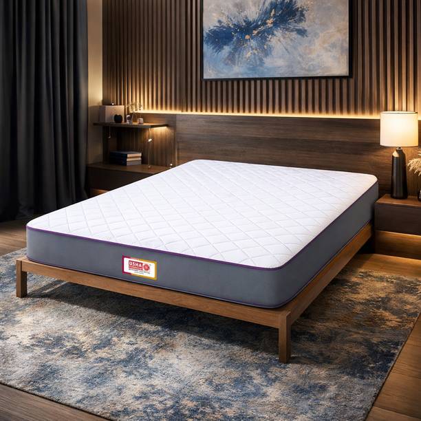 USHA SHRIRAM 7-Zone Support with Posture Contour Tech. 4 inch King Latex Foam Mattress