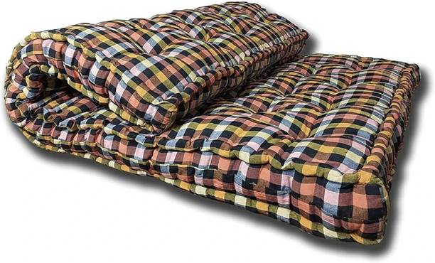 Padamshree Soft Thick 6x3ft Cotton Quilt Box Mattress | Gadda 5 inch Double Cotton Mattress