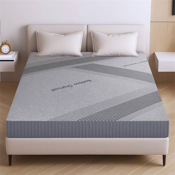 Libra Homes Ortho Dual Comfort Dynamic Back Support Premium Mattress 4 inch King High Resilience (HR) Foam Mattress