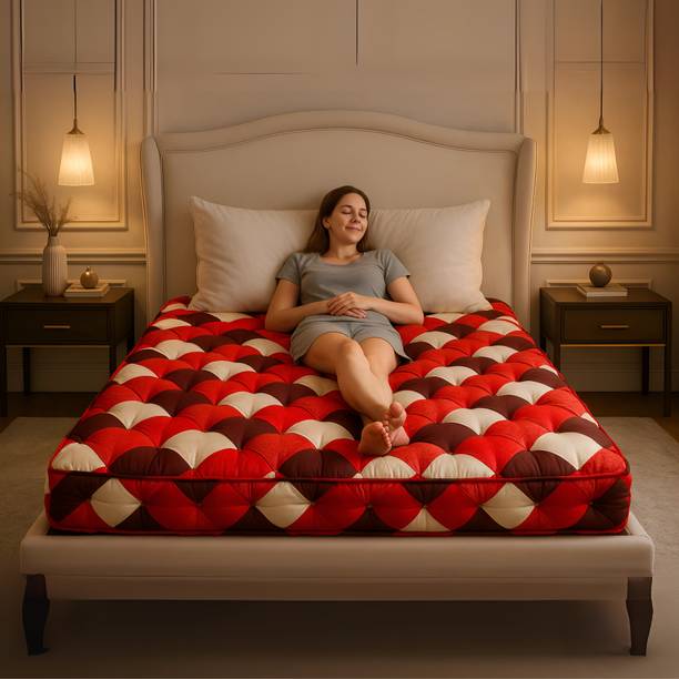 Anand Textile 3X6.5 5 inch Single Cotton Mattress