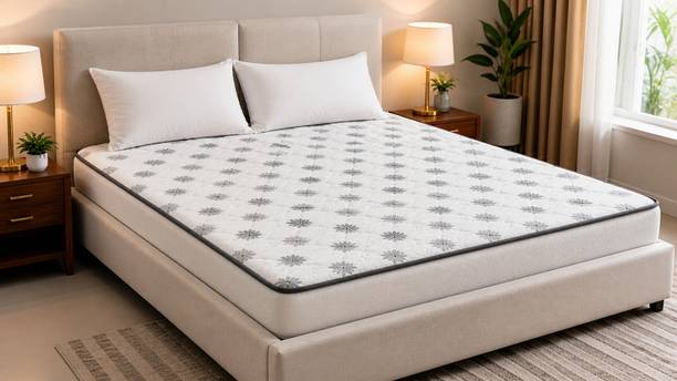 SLEEPY FEEL Comfort Deluxe Soft and Durable Premium 4 inch Single High Resilience (HR) Foam Mattress