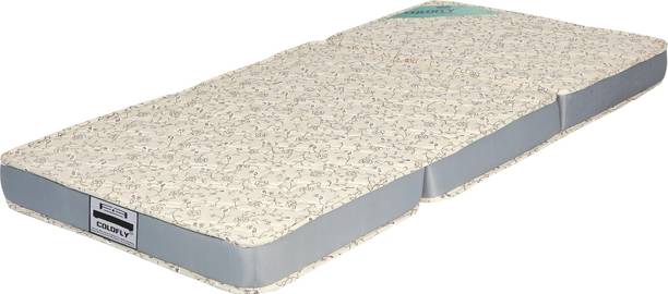 COLOFLY Soft Bounce Folding/Travel Mattress 4 inch Double High Resilience (HR) Foam Mattress