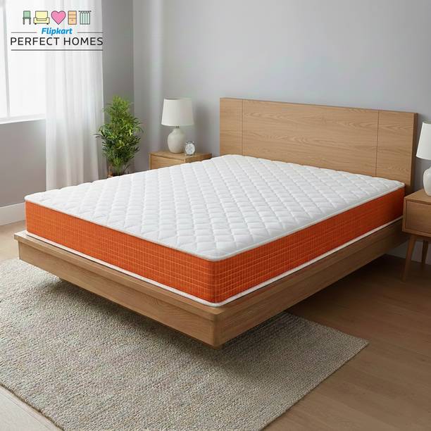 Flipkart Perfect Homes Trio Medium Soft & Hard | 6 inch Queen High Density (HD) Foam Mattress