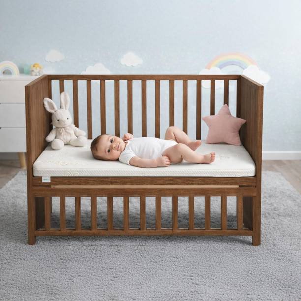 ORGANIC SLEEP Natural Latex Baby Crib Cot Mattress Breathable Soft 5.9 inch Single Latex Foam Mattress