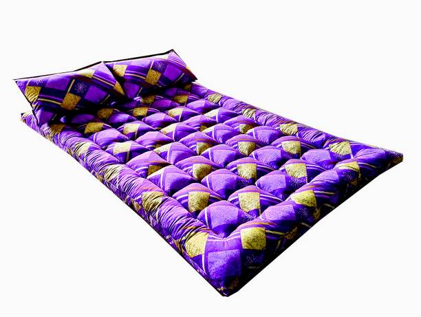 OZONE MATTRESS Organic Foldable Floor Sleeping Kapok Ilavam Panju Silk Cotton 6 x 4 ft x 3 inch Double Cotton Mattress