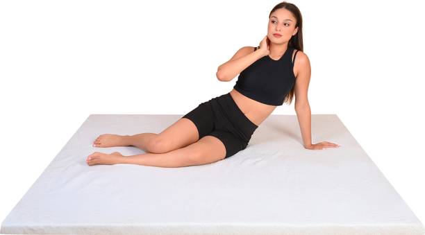Feather Sleep Memory Foam Topper with Soft Cushioning for Enhanced Comfort | White | 2 inch Single Memory Foam Mattress
