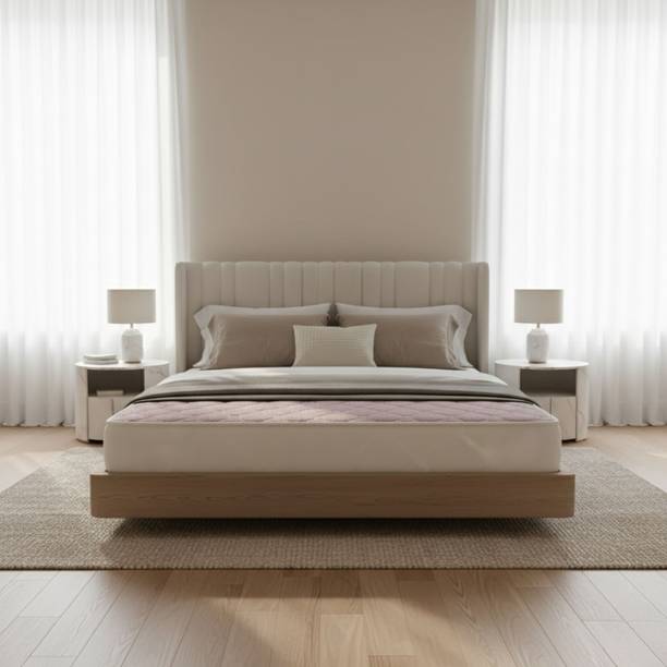 Oak&Loom Nuvana Knitted Fabric Mattress with Soft Quilted Top 5 inch Single High Density (HD) Foam Mattress