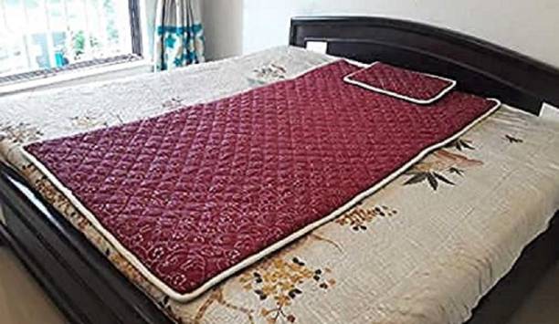 ANSH EXPORT Mattress Topper Single Size Breathable Mattress Cover