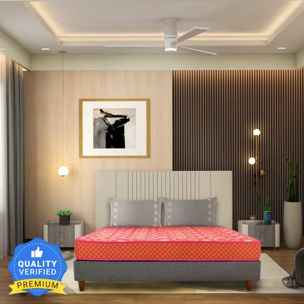 KURLON Natural Rubberized Coir, Medium Firm Support 4 inch Queen Coir Mattress