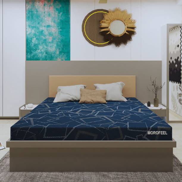 MOROFEEL SpineEase HR Mattress OrthoHR Support Mattress 1 Year Warranty 4 inch Single High Resilience (HR) Foam Mattress