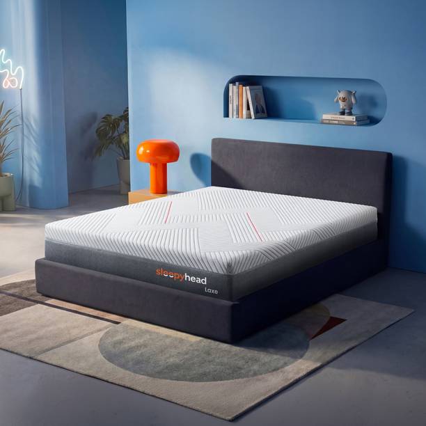 Sleepyhead Laxe Designed by Duroflex - Body IQ Orthopedic Memory Foam 6 inch Single Latex Foam Mattress