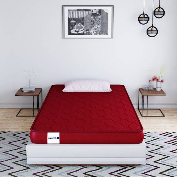 DUROFEEL Bed Mattress 4 Inch inch Single High Density (HD) Foam Mattress