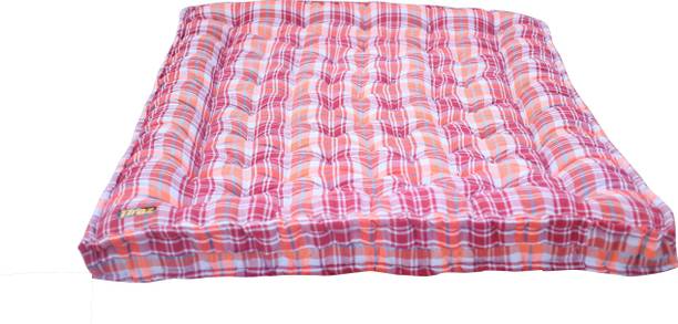TIRAZ Foldable Cotton Mattress | Hand-Stitched & Reversible | Never Sags 5 inch King Cotton Mattress