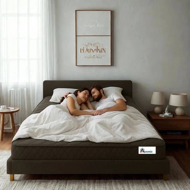 Aeronix 5 Zoned Pocket Spring Orthopedic Mattress with Memory Foam 12 inch Single Pocket Spring Mattress