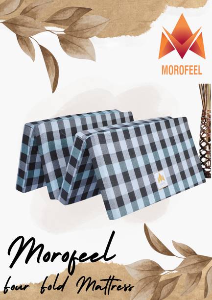 MOROFEEL 4 Fold 2 inch Single EPE Foam Mattress