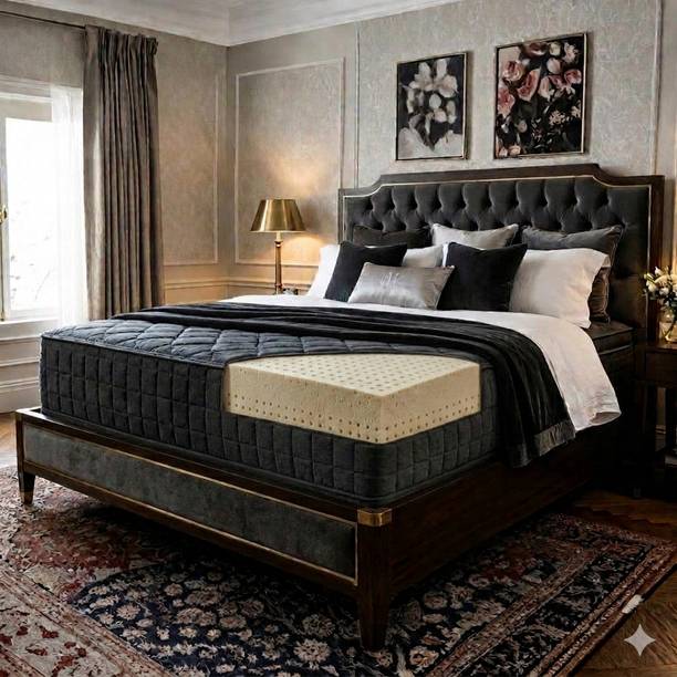 Aeronix Latex-Ortho Reversible Foam Comfort & Orthopedic Mattress 6 inch Double High Resilience (HR) Foam Mattress