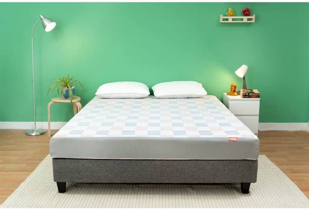 SHUBHAMFUR Mattress Queen Bed, Dual Roll Pack 70 inch Double Fiber Mattress