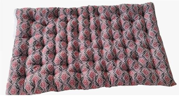 IMSmartMart Box Quilt | Gadda Medium Tufted Soft Rui Gadda(Maroon Embroidery , Star) 5 inch Single Cotton Mattress