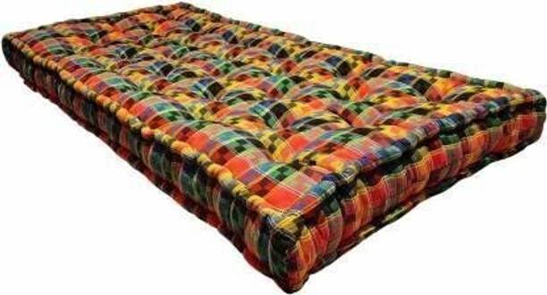 IMSmartMart 72X36X5 Inches or 3X6 feet Single Bed Mattress and Pillow Combo 5 inch Single Cotton Mattress