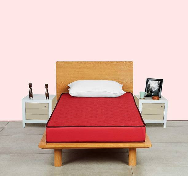 Starlite Splendors Discover By Bed_Matress 5 inch Single PU Foam Mattress| Colour-Mahroon | 5 inch Single PU Foam Mattress