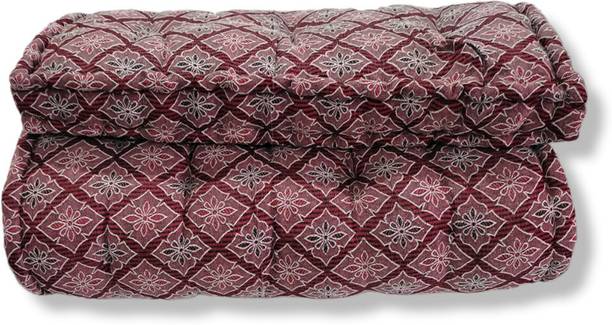 IMSmartMart Gadda Medium Firm Soft Cotton Quilt Mattress 5 inch Single Cotton Mattress