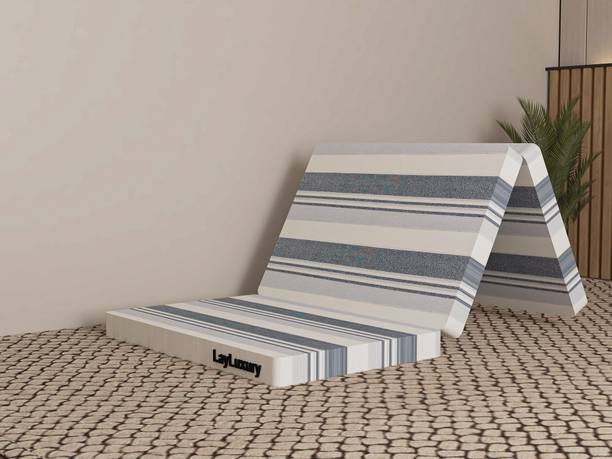 LayLuxury "EPEComfort DreamEase |Foldable Mattress| Series" 2 inch Single EPE Foam Mattress