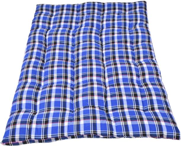 Next Go Double Bed Mattress 4 X 6 Foldable Medium soft White Cotton 3 inch Double Cotton Mattress