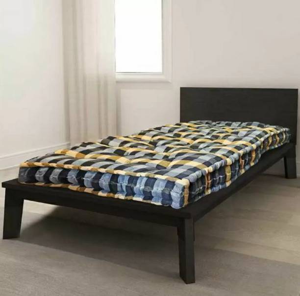 RAJASTHAN HANDLOOM Soft Cotton Multicolour Mattress / Gadda 6 inch King Cotton Mattress