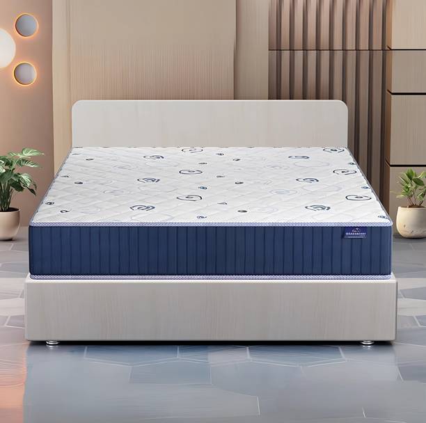 Grassberry Dual Sided Medium Soft with Ortho Support OSC Technology pocketed Spring 6 inch Single Pocket Spring Mattress