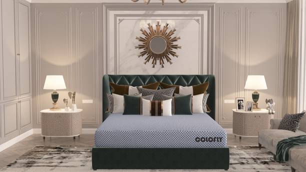 COLOFLY Dual Soft & Firm High Resilience (HR) 5 inch King High Resilience (HR) Foam Mattress