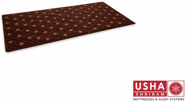 USHA SHRIRAM Roll-Up Foldable Travel & Portable Mattress with 1 Year Warranty 1 inch Double PU Foam Mattress
