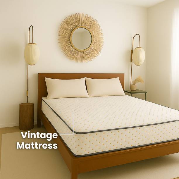 maira ssilentsleep vintage ortho dual mattress 4 inch queen high resilience hr foam mattress