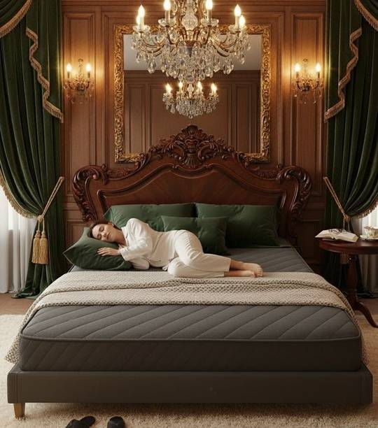 Aeronix Orthopedic Memory Foam Mattress 6 inch Double High Resilience (HR) Foam Mattress