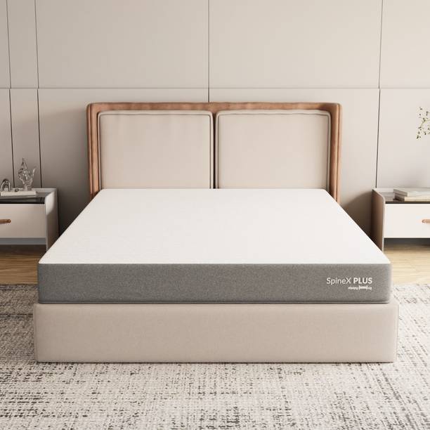 SleepyHug Aircell Ortho SpineX Plus 4 inch Single High Resilience (HR) Foam Mattress