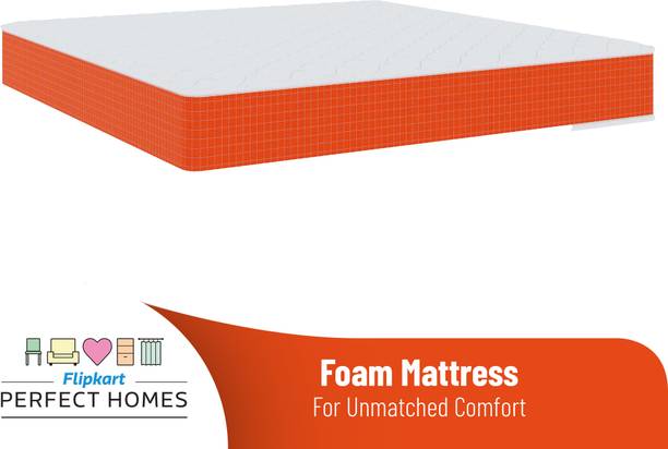 Flipkart Perfect Homes Trio Medium Soft & Hard | 5 inch Single High Density (HD) Foam Mattress