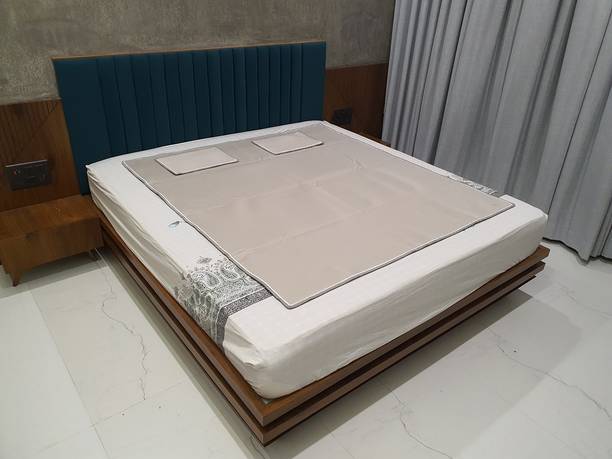saroj enterprise Mattress Topper Queen Size Breathable Mattress Cover